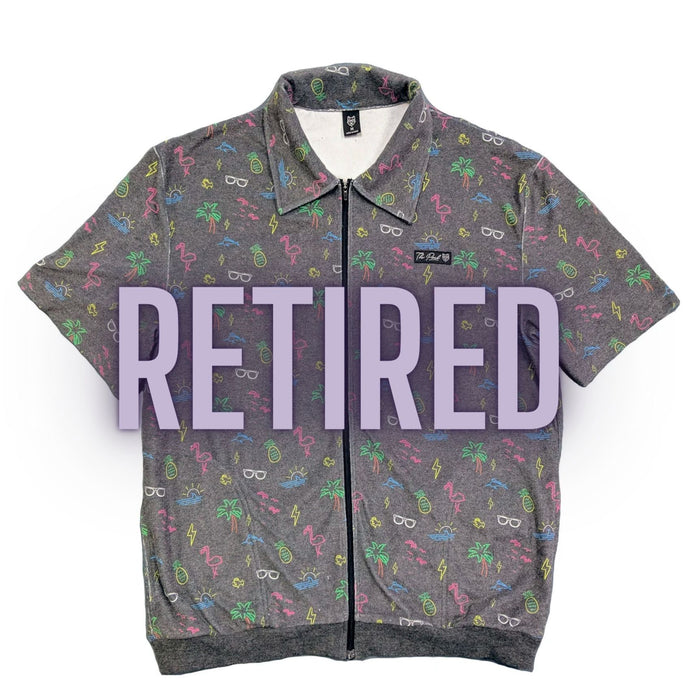 Neon Paradise TerryButter Zip