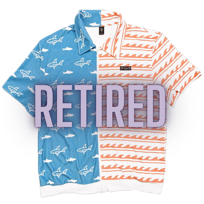 Sharks & Stripes TerryButter Zip