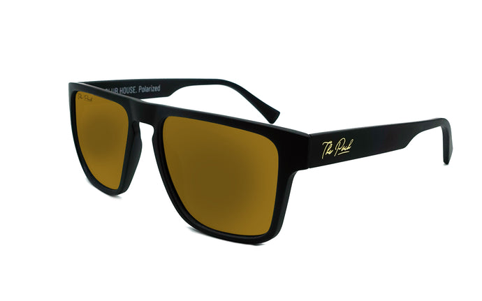 Club House - Matte Black Gold Polarized