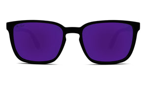 Mulligan Matte Black Purple Polarized